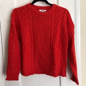 Madewell Sweater - Orange sz S